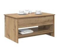 vidaXL Mesa de café para la Sala de Estar, con Tapa Que se Levanta, Moderna, Rectangular, Super fácil de Limpiar, Muy útil, Mueble para un hogar Actual