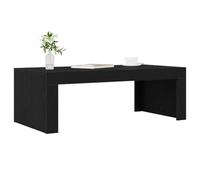 vidaXL Mesa de Café Roble Negro 102 x 50 x 35 cm Madera de ingeniería, Mesa de café Rectangular Moderna, Superficie Duradera, Madera Engineered, Ahorra Espacio y es Funcional