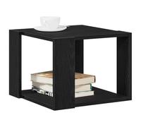 vidaXL Mesa de Café Roble Negro 40 x 40 x 30 cm Madera de ingeniería, Mesa de café Moderna para Sala, Cuadrada de Madera, práctica y Elegante, un Toque Decorativo