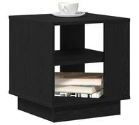 vidaXL Mesa de Café Roble Negro 40 x 40 x 43 cm Madera de ingeniería | Mucho espacio para tus cosas, Se ve genial con su estilo simple y limpio, Hecha de MDF resistente, así que aguanta bastante