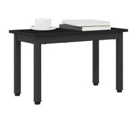vidaXL Mesa de Café Roble Negro 60 x 30 x 36 cm Madera de ingeniería