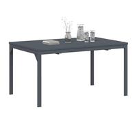 vidaXL Mesa de Cena Exterior 2 pcs Antracita 210 x 90 x 73 cm Acero, Mesa de Acero Elegante, Moderna para jardín y terraza, Rectangular, Plegable y Multiusos, ¡Mueble Exterior con Estilo