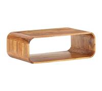 vidaXL Mesa de Centro Auxiliar Consola Mesita de Salón Lateral para Teléfono Té Café de Sofá Hogar Sala de Estar 90x50x30 cm Madera Maciza de Acacia