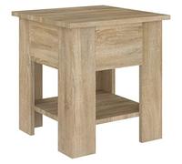 vidaXL Mesa auxiliar consola Roble 40x40x42 cm Madera contrachapada