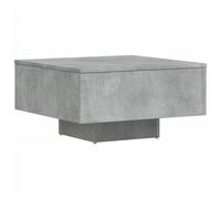 vidaXL Mesa de Centro Auxiliar Consola Mesita Salón Lateral Té Café Sofá Sala de Estar Muebles Mobiliario de Madera Contrachapada Gris 60x60x31,5 cm