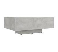 vidaXL Mesa de Centro Auxiliar Consola Mesita Salón Lateral Té Café Sofá Sala de Estar Muebles Mobiliario de Contrachapada Gris Hormigón 85x55x31 cm