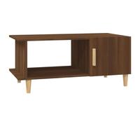 vidaXL Mesa de Centro Auxiliar Salón Sofá Mueble Decorativa Teléfono Café Té Moderna en Casa Hogar Madera Contrachapada Roble Marrón