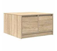 vidaXL Mesa de Centro con cajones Roble Sonoma 70,5x70x40 cm, Mesa Auxiliar, Mesa de salón, Mesa Auxiliar, Mesa de sofá, Mesa de sofá, Mesa de té