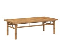 vidaXL Mesa de Centro de bambú 110x55x35 cm, Mesa Auxiliar, Mesa de salón, mesita de Centro, Mesa de sofá, Mesa Central, mesita de salón