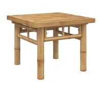 Mesa de centro mango para exterior bambú 35x45x45 cm