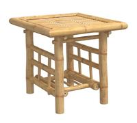 vidaXL Mesa de Centro de bambú 45x45x45 cm, Mesa de Centro, mesita de salón, mesita Central, Mesa de sofá, mesita de sofá, mesita de Acento