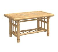 vidaXL Mesa de Centro de bambú 70x45x36 cm, mesita de Centro, Mesa de sofá, mesita de sofá, Mesa de salón, Mesa Auxiliar, Mesa Decorativa