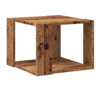 vidaXL Mesa de Centro de Madera Contrachapada Envejecida 40x40x30 cm, mesita de Centro, Auxiliar para Salón y Sofá