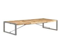 vidaxl Mesa de centro de madera de mango rugosa 180x90x40 cm