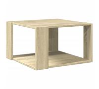vidaXL - Mesa de centro de roble Sonoma 51,5x51,5x30 cm, madera de ingeniería, auxiliar, salón, lateral, sofá, central