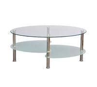 Mesa De Centro De Vidrio Con Diseño Exclusivo Blanca Vidaxl