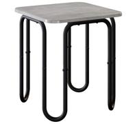 vidaXL Mesa de Centro Gris Hormigón 40 x 40 x 45 cm
