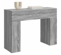 vidaXL Mesa de Centro Gris Sonoma 102 x 35 x 75 cm, Mesa de café Rectangular Moderna, Estilo Chic para la Sala, diseño Compacto, Resistente a la Humedad, Madera de ingeniería