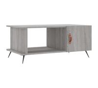 vidaXL Mesa de Centro Madera contrachapada Gris Sonoma 90x50x40 cm