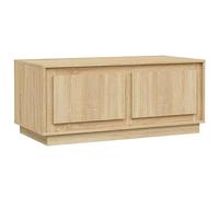Mesa de centro madera contrachapada roble Sonoma 102x50x44 cm