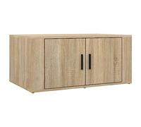 vidaXL Mesa de Centro Madera contrachapada Roble Sonoma 80x50x36 cm