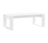 vidaXL Mesa de Centro Madera de ingeniería Blanco 102x50x35 cm