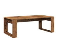 Mesa de centro alce diseño fijo madera 35x102x50 cm