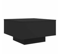 Mesa De Centro Madera De Ingeniería Negro 55x55x31 Cm Vidaxl