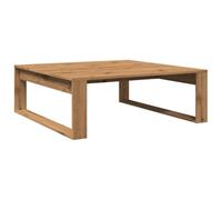 vidaXL mesa de Centro Madera de ingeniería Roble Artisan 100x100x35 cm