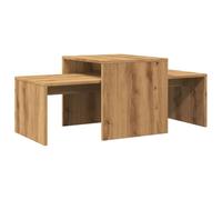 vidaXL Mesa de Centro Madera de ingeniería Roble Artisan 100x48x40 cm