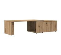 vidaXL Mesa de Centro Madera de ingeniería Roble Artisan 150x50x35 cm, mesita de Centro, Mesa Auxiliar, Mesa de salón, mesita, mesita de sofá
