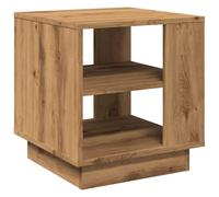 vidaXL Mesa de Centro Madera de ingeniería Roble Artisan 40x40x43 cm, mesita de Centro, Mesa Auxiliar, Mesa de salón, mesita, mesita de sofá