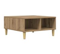 vidaXL Mesa de Centro Madera de ingeniería Roble Artisan 60x60x30 cm, mesita de Centro, Mesa Auxiliar, Mesa de salón, mesita, mesita de sofá