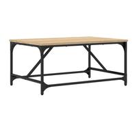 vidaXL Mesa de Centro Madera de ingeniería Roble Sonoma 75x50x35 cm