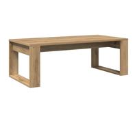 vidaXL Mesa de Centro Madera de Roble Artisan 102x50x35 cm, mesita de Centro, Auxiliar para Salón, Sofá