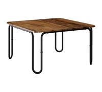 vidaXL Mesa de Centro Madera Envejecida 100 x 100 x 45 cm