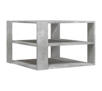vidaXL Mesa de Centro Madera ingeniería Gris hormigón 58x58x40 cm, mesita de Centro, Mesa de sofá, mesita Decorativa, Mesa Auxiliar, Mesa de salón