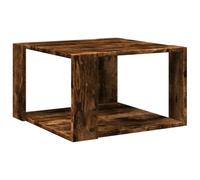 vidaXL Mesa de Centro Madera ingeniería Roble Ahumado 51,5x51,5x30 cm, mesita de Centro, Mesa de sofá, mesita Decorativa, Mesa Auxiliar, Mesa de salón