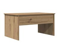 vidaXL Mesa de Centro Madera ingeniería Roble Artisan 80x50,5x41,5 cm, mesita de Centro, mesita Auxiliar, mesita de salón, Mesa de Centro Que se Abre