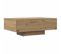 vidaXL Mesa de Centro Madera ingeniería Roble Artisan 85x55x31 cm