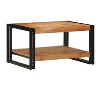 vidaXL Mesa de Centro Madera Maciza de Acacia 70x50x38 cm, Mesa Auxiliar, Mesa de salón, Mesa Central, Mesa de sofá, Mesa de sofá, Mesa Auxiliar