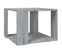vidaXL Mesa de Centro Mesita Auxiliar Consola Lateral Salón Sofá Sala de Estar Café Muebles Mobiliario Madera Contrachapada Gris Sonoma 40x40x30 cm