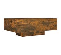 vidaXL Mesa de Centro Mesita Auxiliar Consola Lateral Salón Sofá Sala de Estar Café Muebles Mobiliario Madera Contrachapada Roble Ahumado 85x55x31 cm