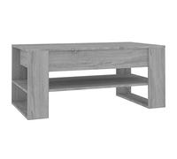 vidaXL Mesa de Centro Mesita Auxiliar Consola Lateral Salón Sofá Sala de Estar Café Muebles Mobiliario Madera Contrachapada Gris Sonoma 102x55x45 cm