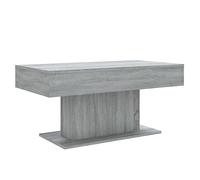 vidaXL Mesa de Centro Mesita Auxiliar Consola Lateral Salón Sofá Sala de Estar Café Muebles Mobiliario Madera Contrachapada Gris Sonoma 96x50x45 cm
