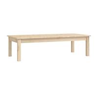 vidaXL Mesa de Centro Mesita Auxiliar Consola Lateral Salón Sofá Sala de Estar Café Muebles Mobiliario de Madera Maciza de Pino 110x50x30 cm