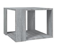 vidaXL Mesa de Centro Mesita Auxiliar Consola Lateral Salón Sofá Sala de Estar Café Muebles Mobiliario Madera Contrachapada Gris Sonoma 40x40x30 cm