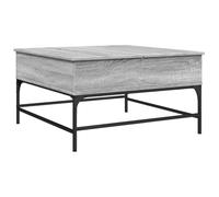 vidaXL Mesa de Centro, Mesita de Sofá con Almacenamiento, Mueble Auxiliar, Decoración para Salón Hogar, Madera de Ingeniería Gris Sonoma