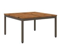 vidaXL Mesa de Centro Natural y Café 80 x 80,5 x 45 cm