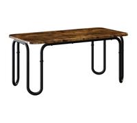 vidaXL Mesa de Centro Roble Ahumado 79,5 x 40 x 36 cm